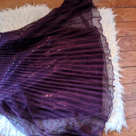Korina Pleated Tulle Overlay Sequined Dress XS - Picture 5 of 5